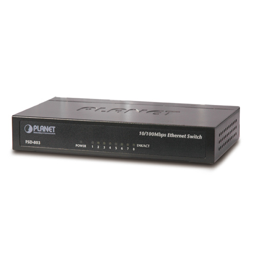 8-Port 10/100Mbps Fast Ethernet Switch