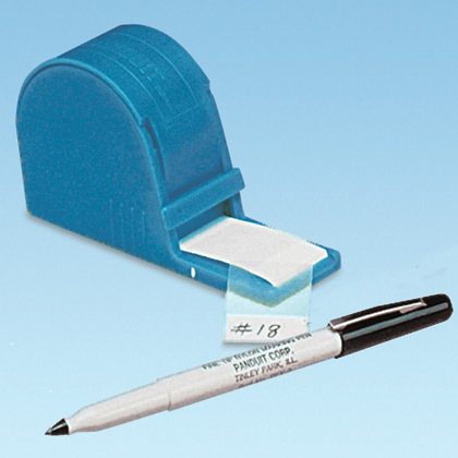 Касета з маркувальними етикетками 24.5х31.8мм (200шт) та ручка-маркер