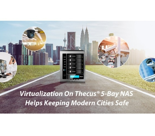 Можливості віртуалізації на 5-дисковому накопичувачі Thecus для проектів з безпеки міст