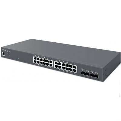 Комутатор EnGenius ECS1528P Cloud Managed Switch 24-port GbE PoE.af/at(+) 240W 4x10Gb SFP+ L2+ 19i