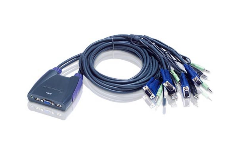 4-портовый KVM-коммутатор USB
