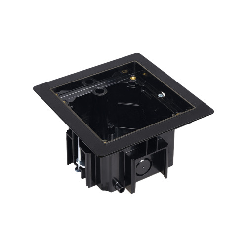 Підлогова коробка люка IP66 1,5xK45 для фальшпідлог, чорний (indoor) (KGT100RF/74)