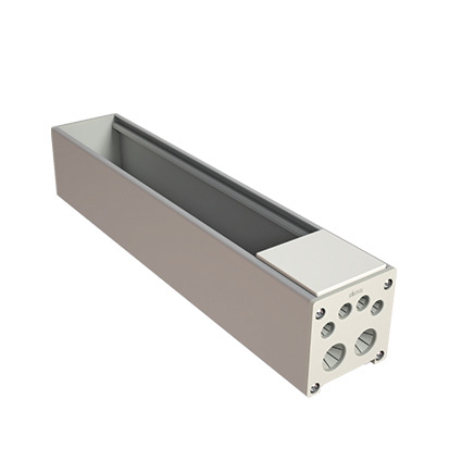 Розеточна коробка Ofiblock COMPACT на 5хK45 модулів, біла заглушка (KFC205/9)