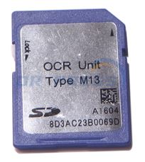 SD карта з записом додаткових опцій OCR тип M13