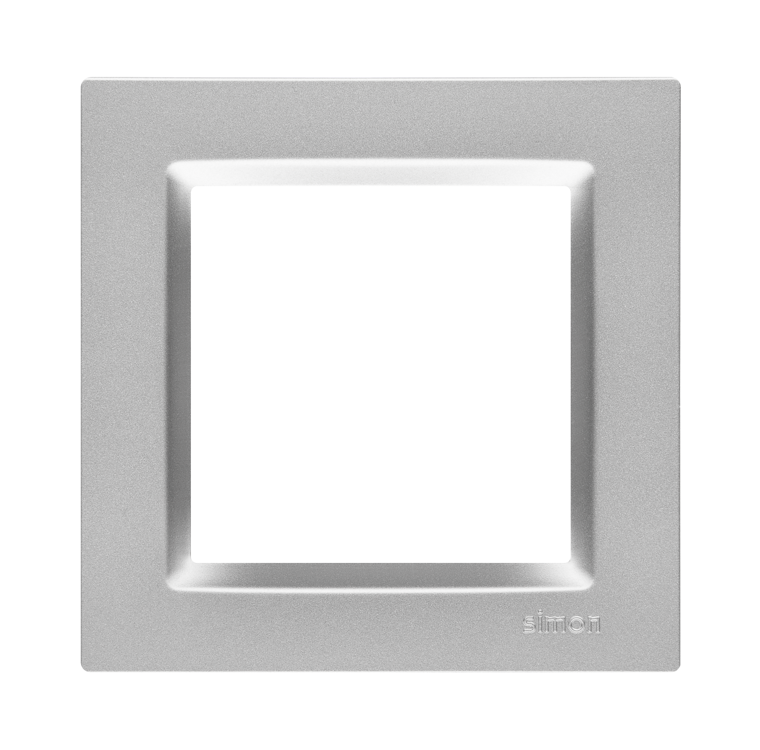 Рамка SIMON10 1x, серебро (CR1/43)