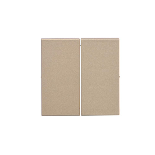 Клавіша подвійна для вимикачів і кнопок Simon55, шампань матовий (TKW6/2/X/144)