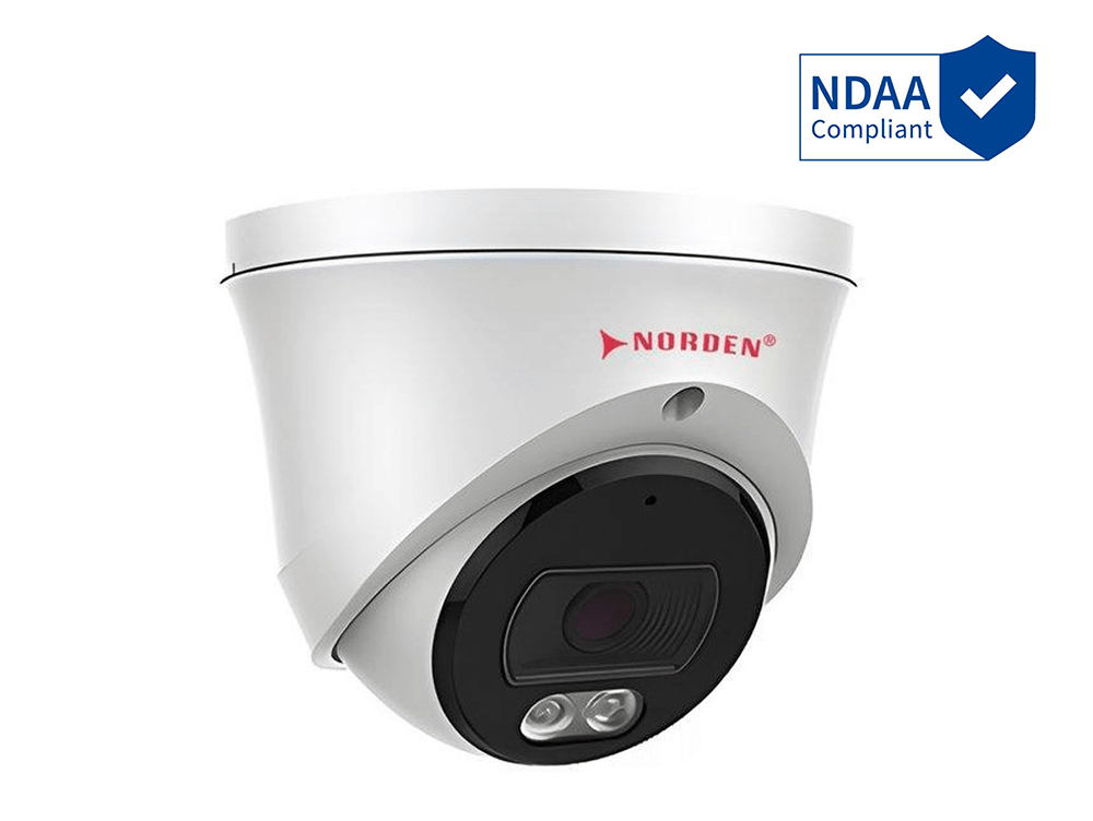 4 МП IP67 Compact Dome камера з фіксованим об'єктивом 2.8 mm, PoE, WDR, SD card слот, мікрофоном