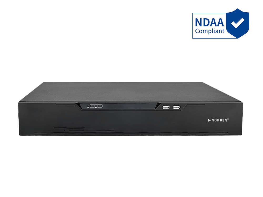 16-канальний 4K відеореєстратор ENR-02016-N-FK з 2 HDD, HDMI, VGA і ONVIF