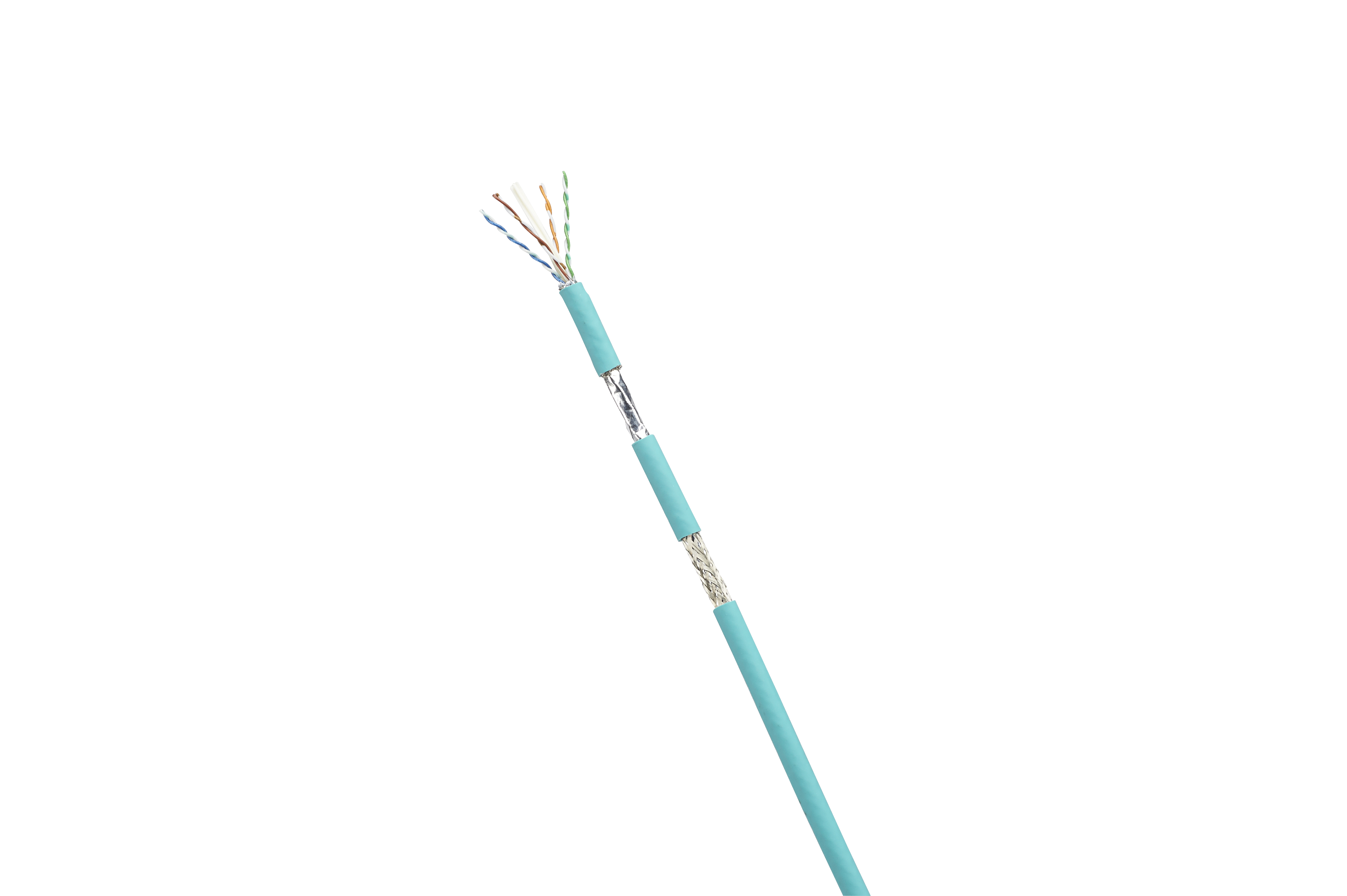 Кабель індустріальний SF/UTP, Кат.6А, Oil and UV Res, Teal