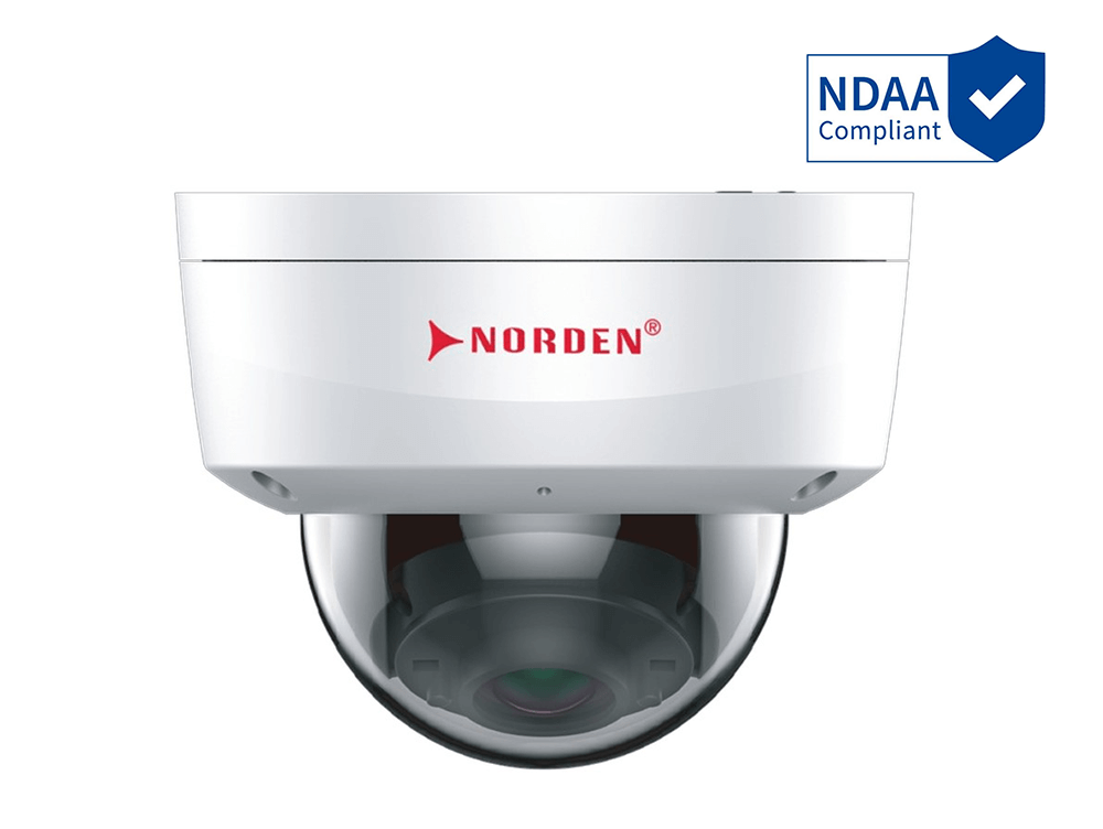 2 МП IP67 Compact Dome камера з фіксованим об'єктивом 2,8 mm,PoE, SD card слотом, мікрофном і 30m IR