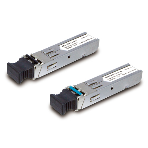 SFP Модуль SM, LC, 100BaseBX, WDM TX:1550nm; RX:1310nm, до 20км, (-40 to 75C)