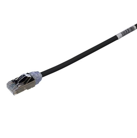 Патч-корд FTP 28AWG, кат 6A, 3м, чорний