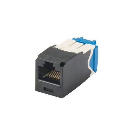 Модуль Mini-Com RJ45 UTP, кат.6A, 10Gb, чорний