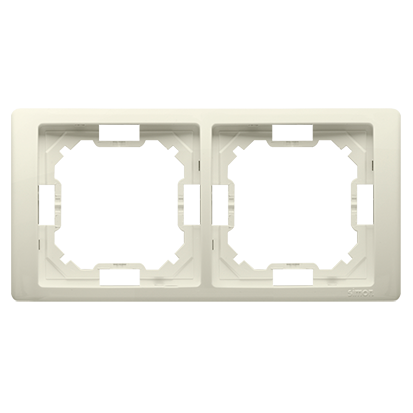 Рамка Neos BASIC 2x кратна, бежевый (BMRC2/12)