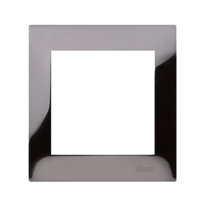 Рамка розетки Premium 1x, металлическая темная сталь (DR1/67)