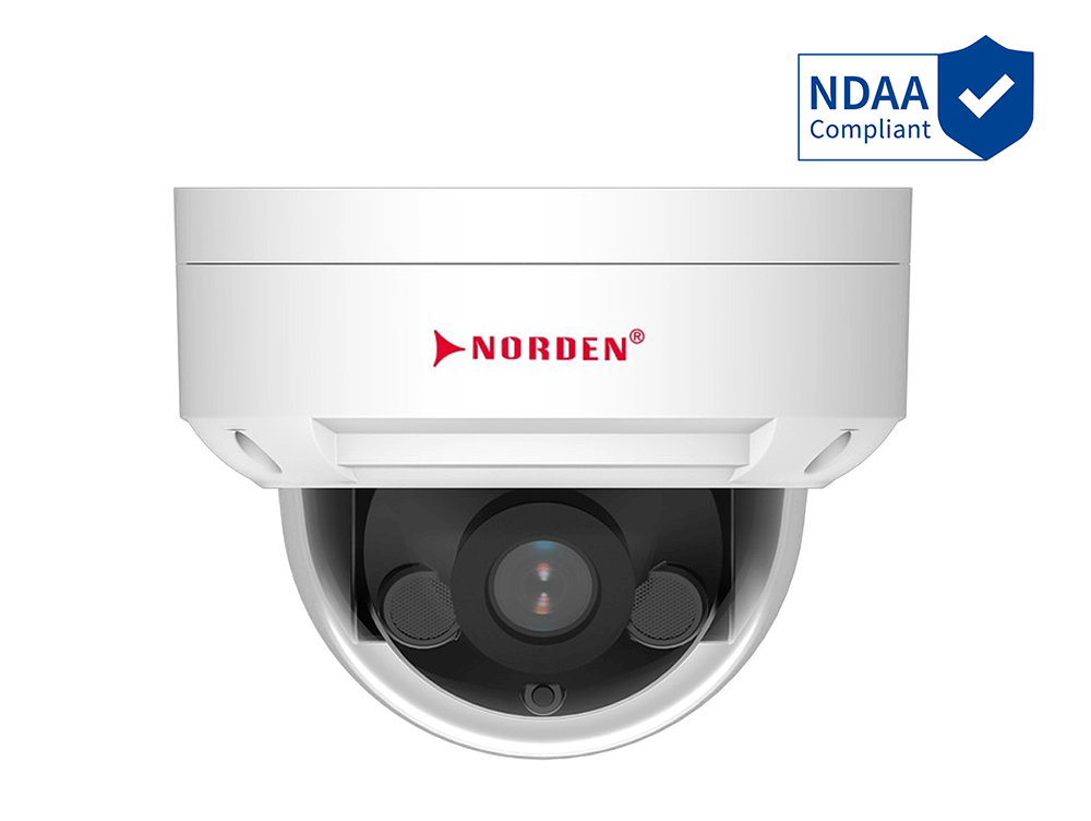 5 МП IP67 Dome камера з фіксованим об'єктивом 2,8 mm, WDR, PoE, SD Card слот, Smart Analytics, 30mIR