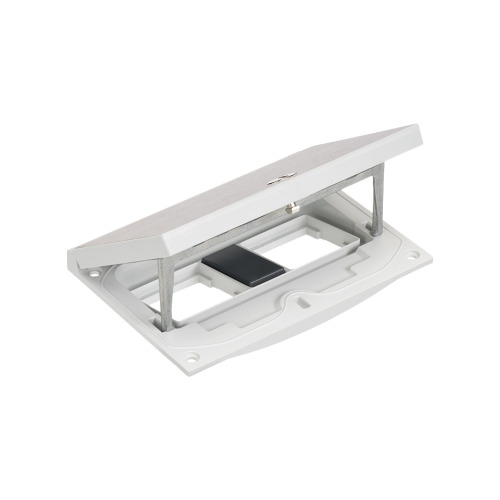 Люк до підлог коробки IP66 2,5хK45 із заглушк 22,5x45мм, під ключ, нерж сталь  (KFH200SEC/72)