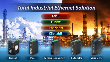 Промышленное Ethernet оборудование Planet