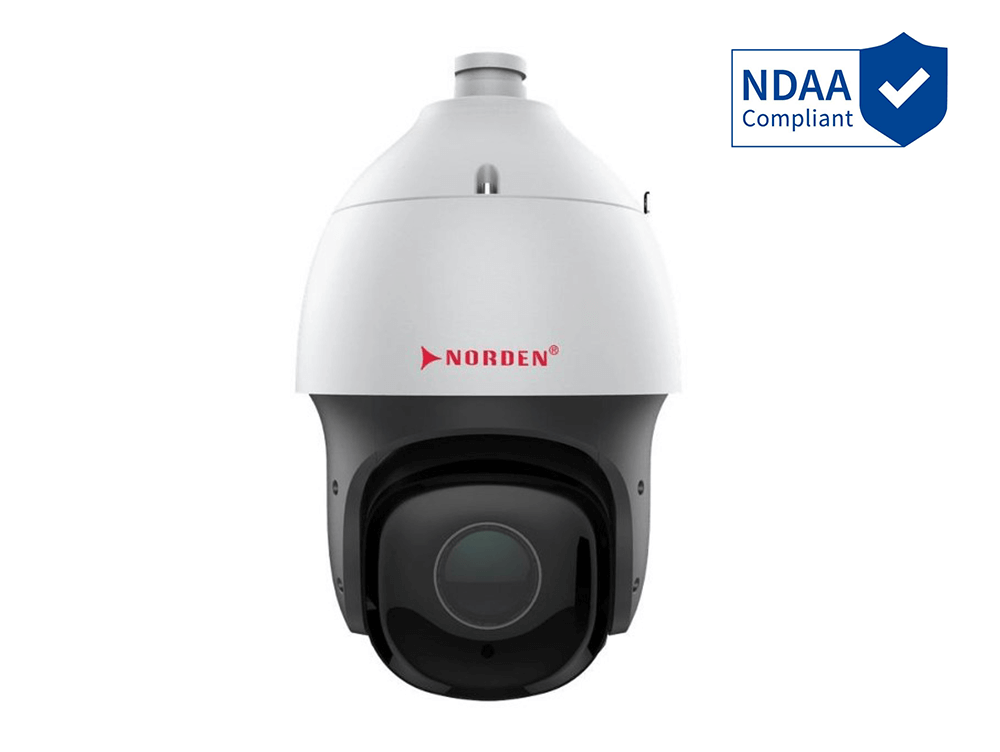 5 МП IP67 PTZ Dome камера з 23X Optical Zoom, PoE+, SD Card слот, Smart Analytics and 150m IR