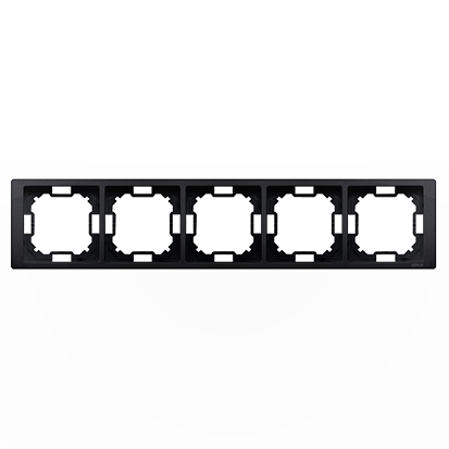 Рамка Neos BASIC 5x, матовый графит (BMRC5/28) Рамка Neos BASIC 5x, матовый графит (BMRC5/28)