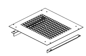 Рамка до DP-VEN-04,5,6, для шаф Г=1000мм, RAL9005