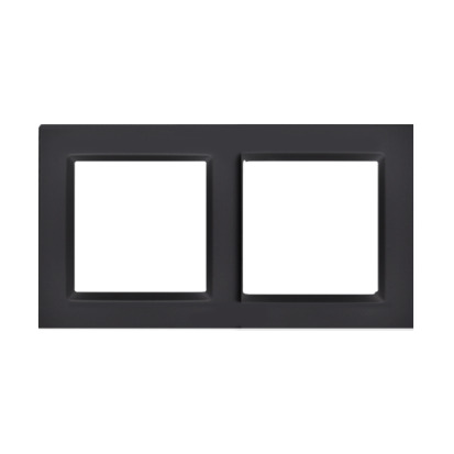 Рамка SIMON10 2x, чорний мат (CR2/49)