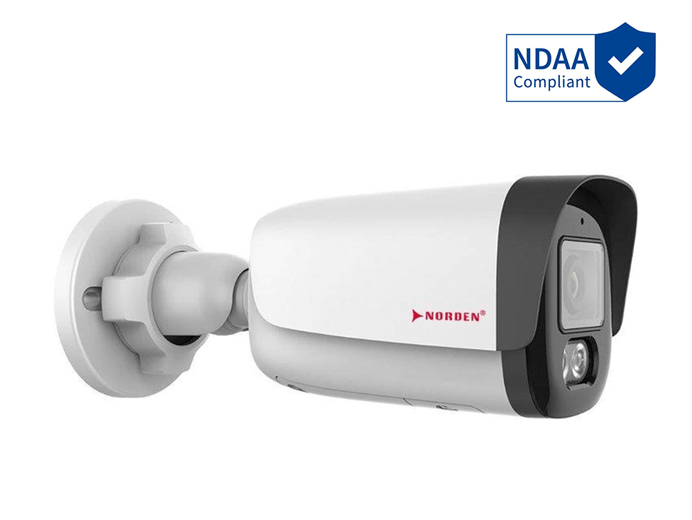 2 МП IP67 Starlight Bullet камера з фіксованим об'єктивом 4 mm, PoE, SD Card Slot, мікрофон, 30m IR