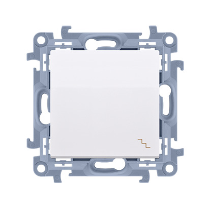 Bимикач SIMON10 прохідний 1х, швидке з'єднання, білий  (CW6C.01/11)