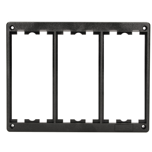 Рамка модульна на 3 подвійних модулі CIMA, чорна (SM302/14)