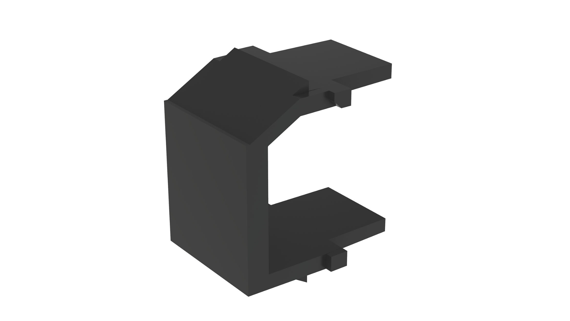 Заглушка 1xKeyStone, чорна