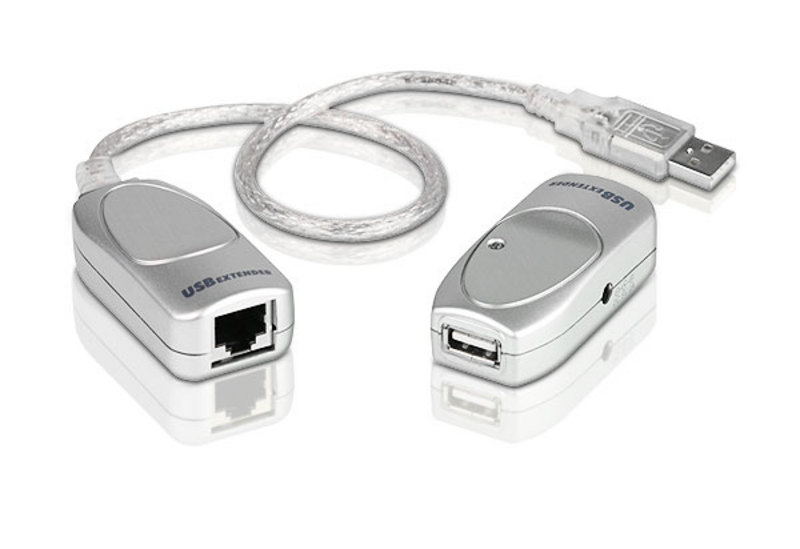 USB-удлинитель, Cat 5e до 60 м.