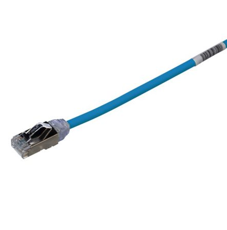 Патч-корд FTP 28AWG, кат 6A, 3м, синій