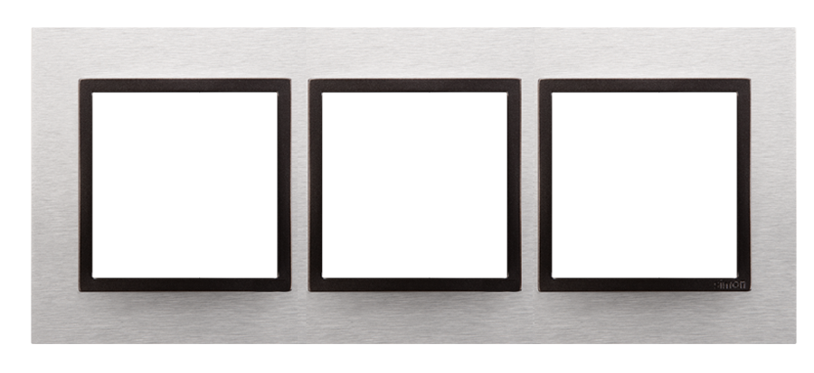 Рамка Premium NATURE 3x, металлическая Inox Yang (DRN3/76) Рамка Premium NATURE 3x, металлическая Inox Yang (DRN3/76)