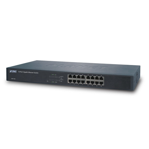 16-Port 10/100/1000Mbps Gigabit Ethernet Switch