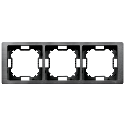Рамка Neos BASIC 3x, титановый (BMRC3/052) Рамка Neos BASIC 3x, титановый (BMRC3/052)
