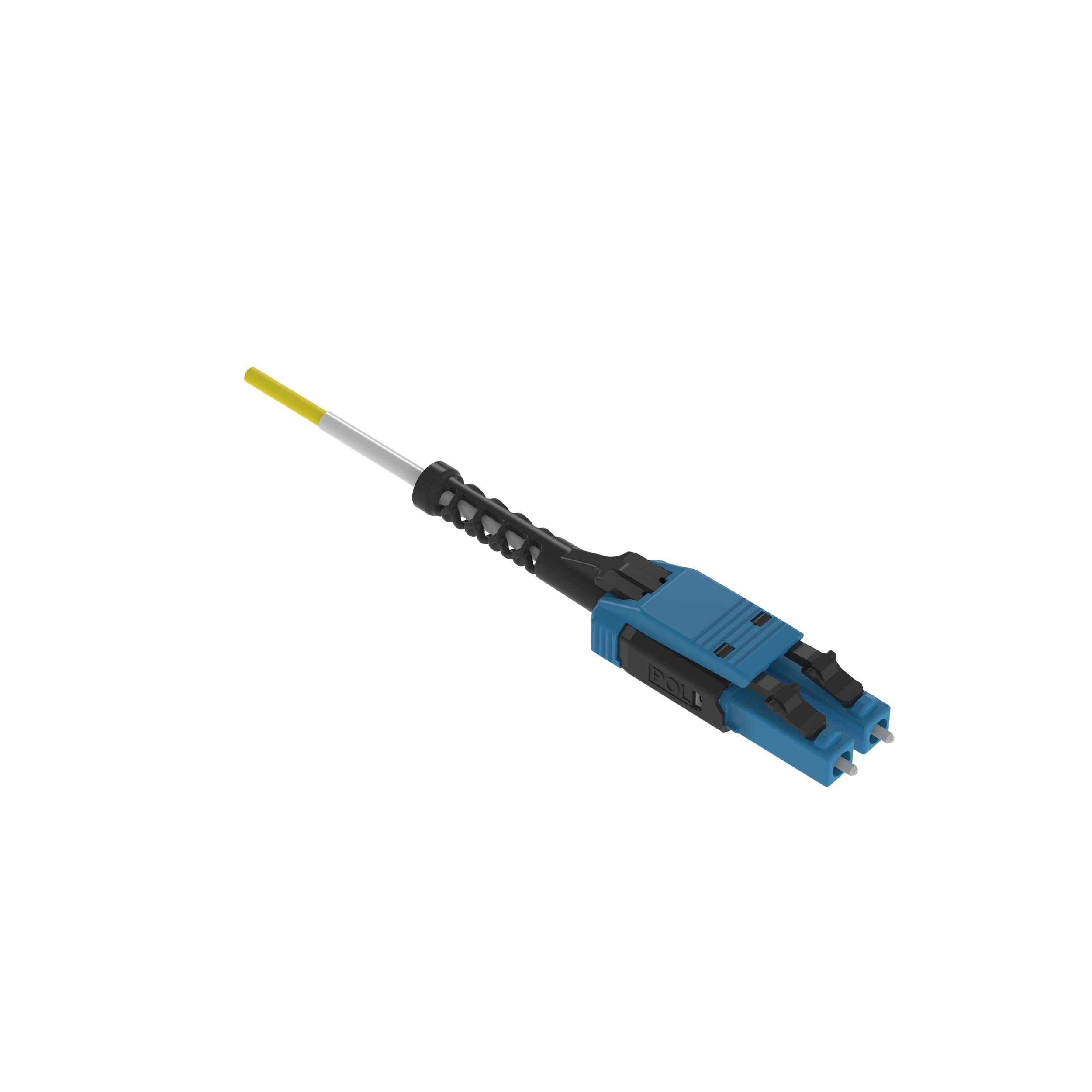 Патч-корд подвійний LC-LC Uniboot, OS2, 0.5м, LSZH