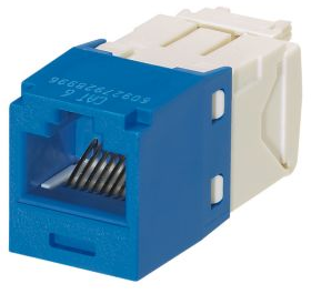 Модуль Mini-Com RJ45 UTP, кат.6, синій