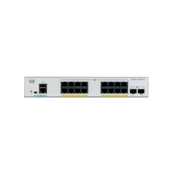 Комутатор Catalyst 1000 16port GE, POE, 2x1G SFP