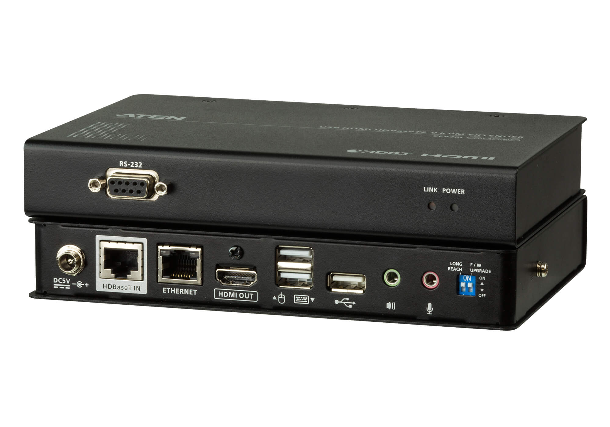 USB, HDMI, КВМ-удлинитель с поддержкой HDBaseT™ 2.0 (4K@100м) 