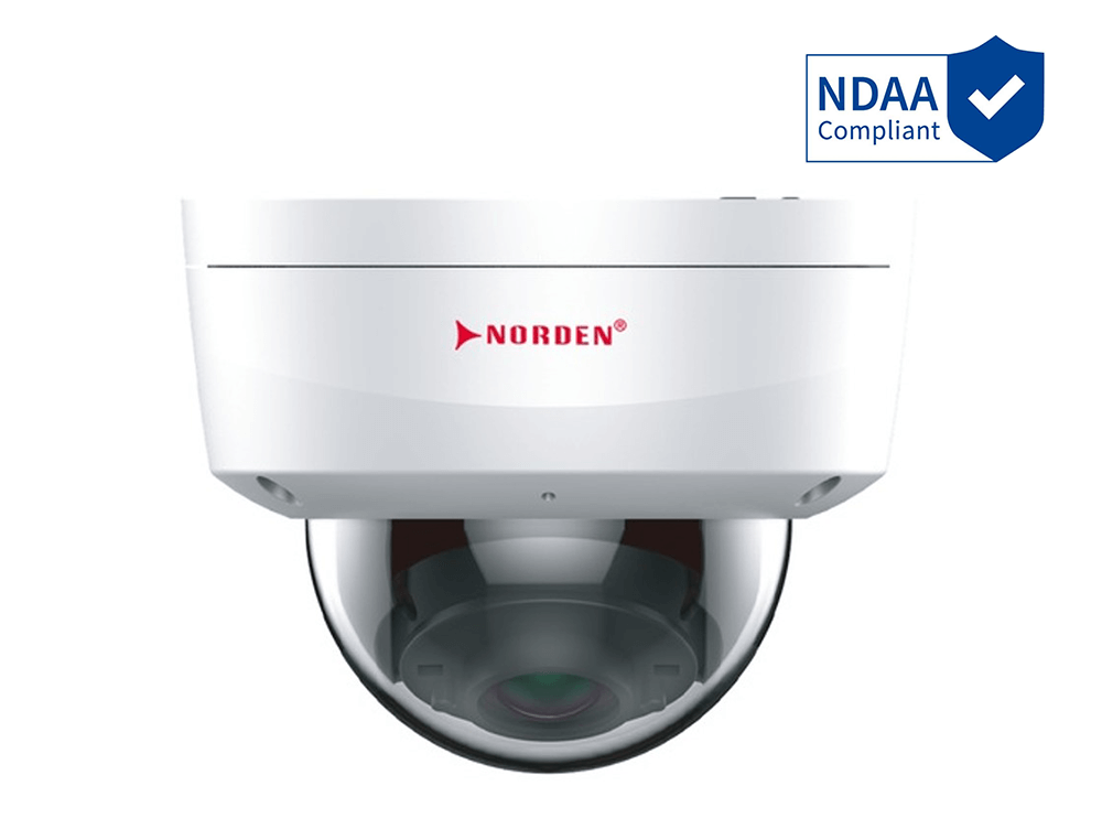 Купольна камера 5MP Low light з фіксованим об'єктивом 2.8мм, POE,WDR, SD card slot, мікрофоном