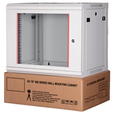 Шафа наст. ProlineB 19 6U 600x600, скло, навант. 80кг, розібрана в коробці, сіра,