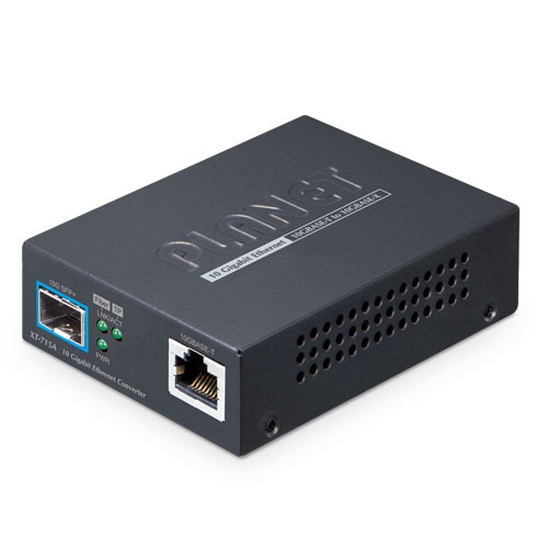 Медіаконвертер, 1 порт 10GBASE-T та 1 порт 10GBASE-X SFP+