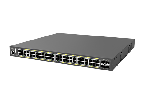 Комутатор EnGenius ECS1552FP Cloud Managed Switch 48-port GbE PoE.af/at(+) 740W 4x10Gb SFP+ L2+ 19i