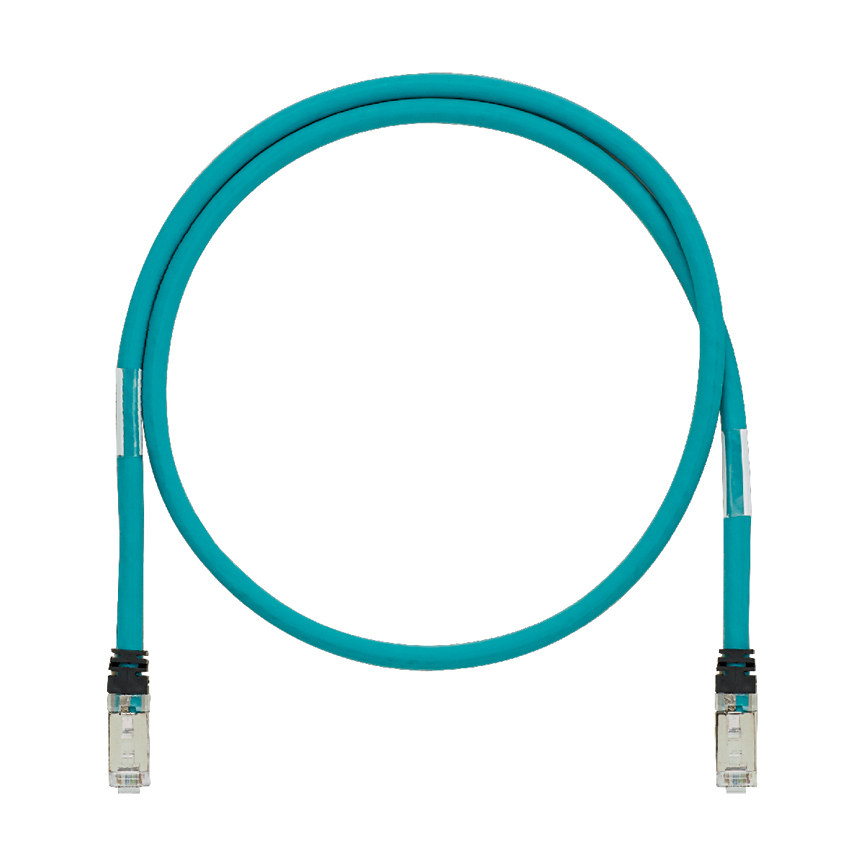 Патч-корд, IndustrialNET, Cat6A, SF/UTP, 3.5м, бірюзовий