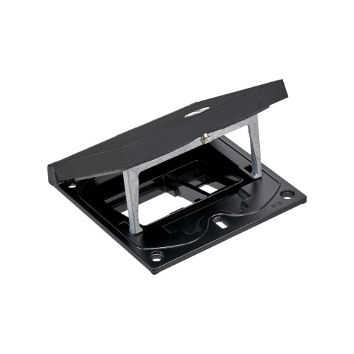 Люк до підл коробки IP66 1,5хK45 місце 1хRJ45 Keystone, спрощ доступ, чорний (indoor)  (KFH101/74)