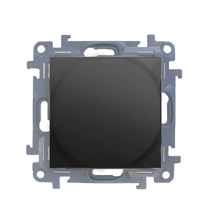 Світлорегулятор SIMON10 для LED 250Вт, чорний матовий (CS9LA.01/49)