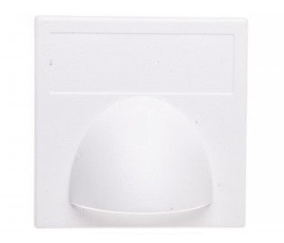 Модуль 45x45мм с отводом для кабеля, белый (K10/9)