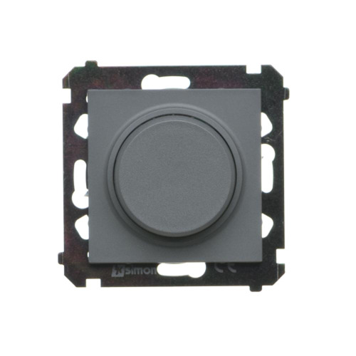 Світлорегулятор SIMON55 LED 2-250W сірий мат (TES9L.01/116) Світлорегулятор SIMON55 LED 2-250W сірий мат (TES9L.01/116)