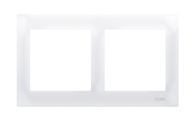 Рамка 2-на Simon 54, біла (DR2/11)