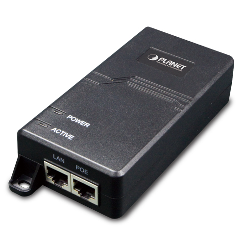 Single Port 10/100/1000Mbps Ultra POE Injector (60 Watts) -w/iternal power adapter